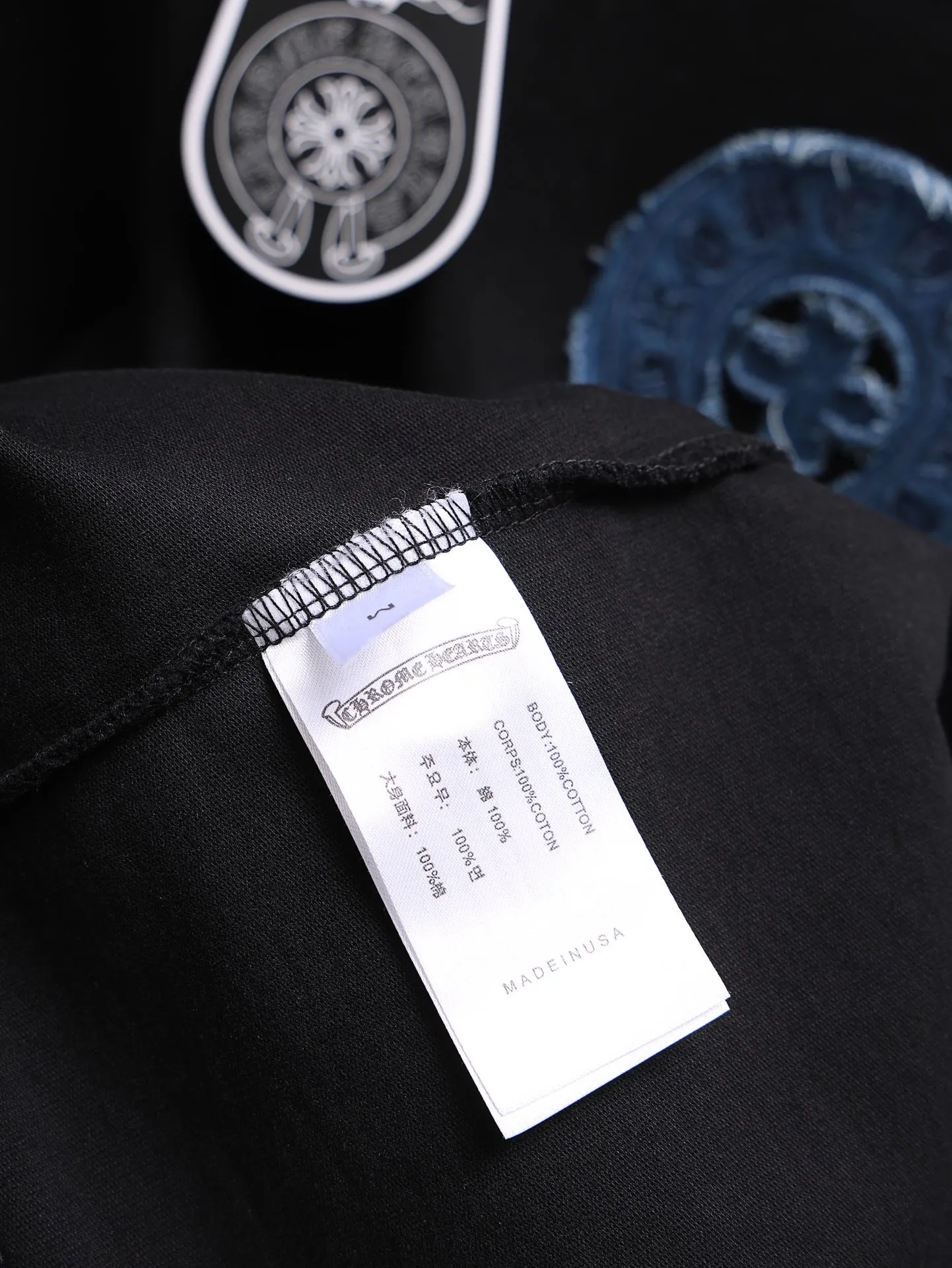 Chrome Hearts 2꯭0꯭2꯭6 ❤️ ⌚️ ( ） ： 🪡 ➕ ➕ ：Black SIZE：S-XXL